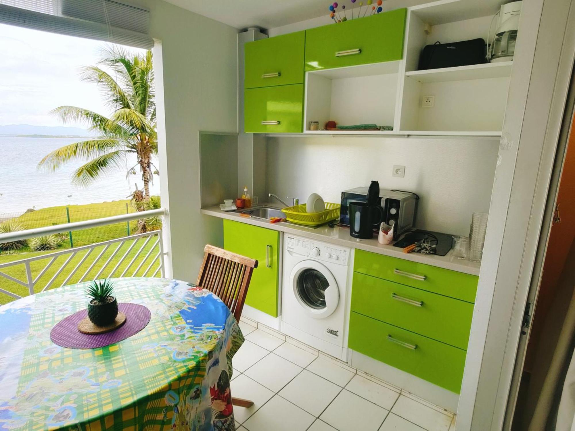 Studio Vue Mer, Pieds Dans L'Eau Le Gosier  Esterno foto